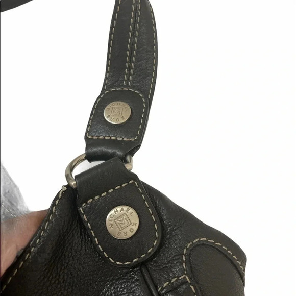 Michael Kors Black Pebbled Leather Hobo Bag - Picture 5 of 14